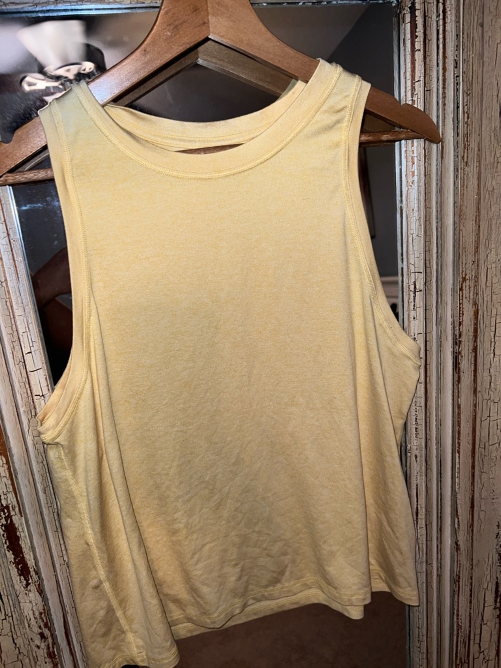 Athleta Yellow Muscle Tank Top